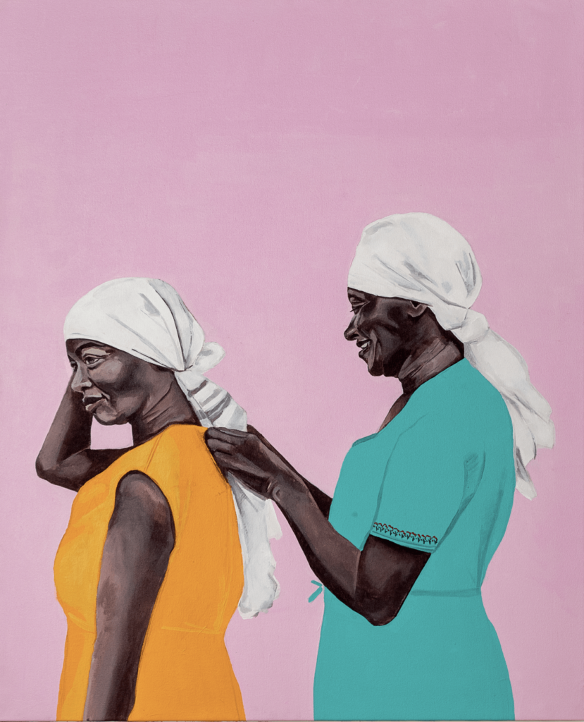 No Martins. “Ruth & Carolina”, 2020. Óleo sobre tela. São Paulo/SP